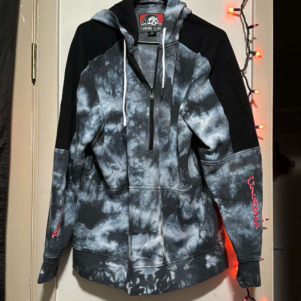 Sketchy Tank Half Zip up Hoodie